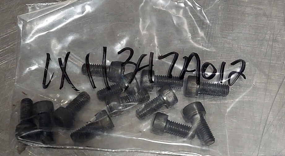 Lot of 12 - Ingersoll Rand Compressor P/N 1X11347A012 Screw-S.H.C. M5x.8x12mm lg