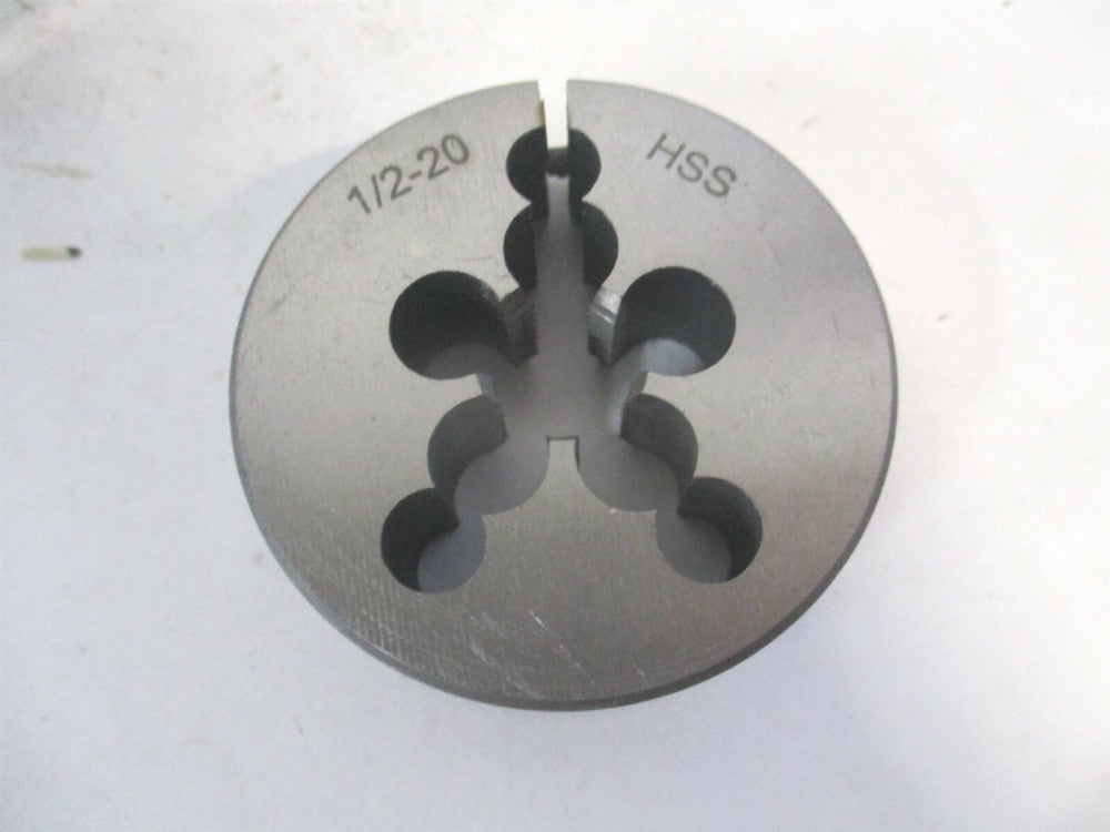 (103-03220) 1/2-20 High Speed Steel Round Adjustable Screw Die 