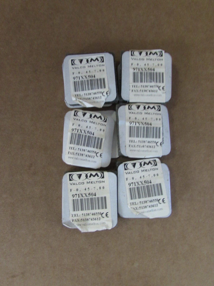 1 LOT (6QTY) VALCO MELTON 971XX504, HOT MELT STRAIGHT NOZZLE, NOS! MAKE OFFER!!