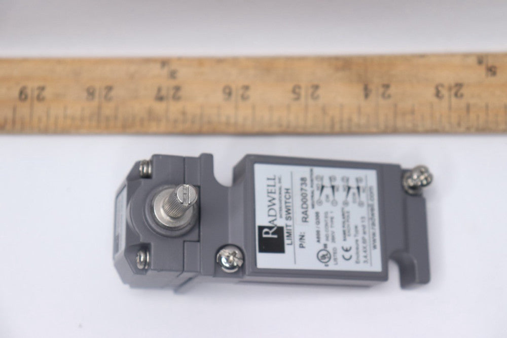 Radwell Heavy Duty Limit Switch Standard Body DPDT 1/2" NPT RAD00738