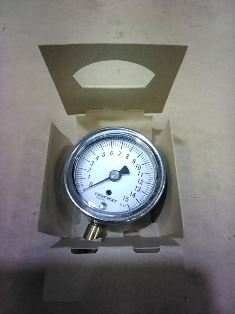Ashcroft 25-1009-AW-02L-15# Industrial Duralife Gauge
