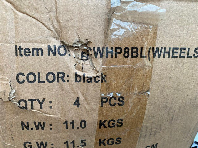 Caster Set BCWHP8BL