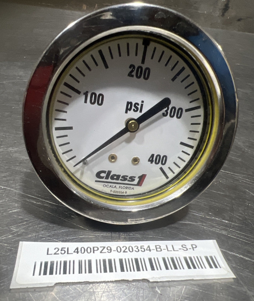 Class 1 0-400 PSI Pump Pressure Gauge FIRE TRUCK PRESSURE GAUGE 9-020354-B Nos