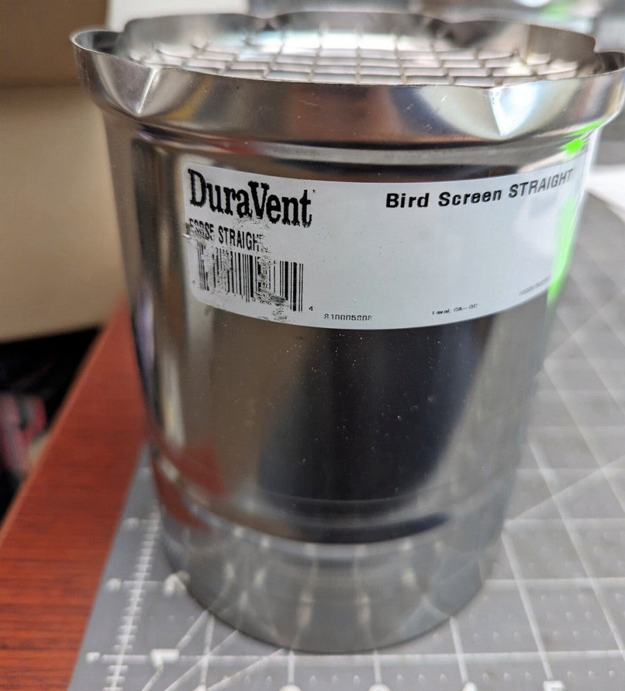 DuraVent 5” Bird Screen FSBSF Straight Stainless Steel [Z4S2]