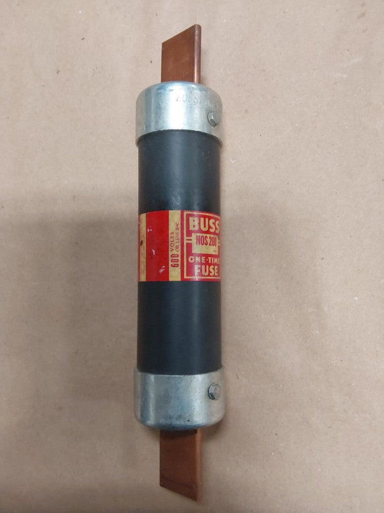 Bussmann NOS-200 Amp One Time Fuse 