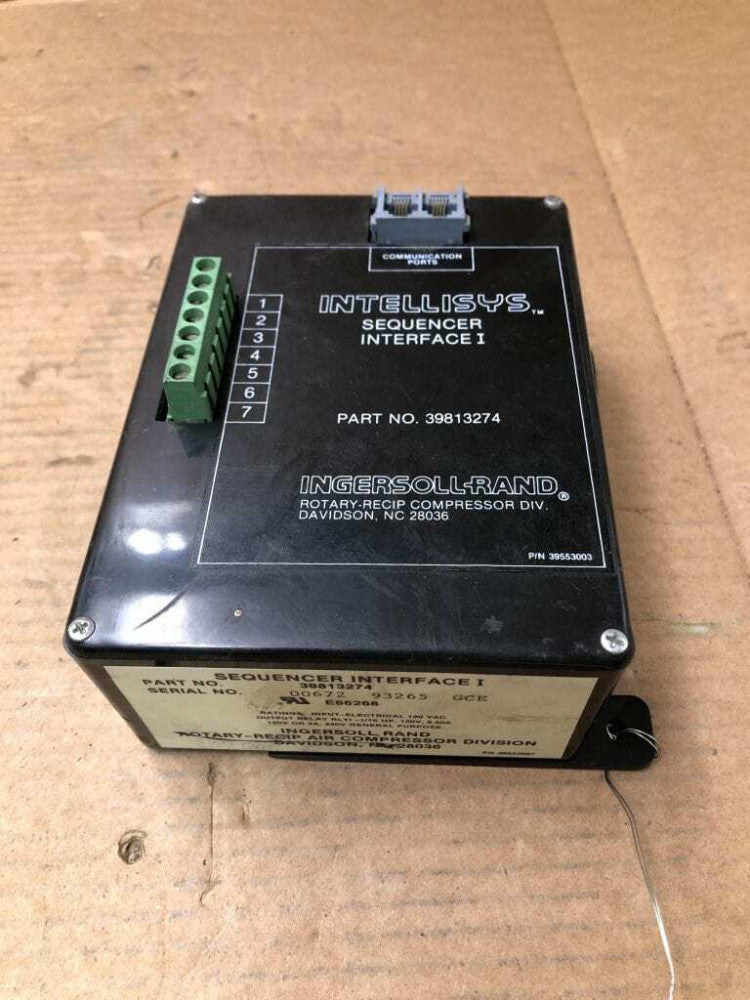 Ingersoll-Rand 39813274 Sequencer Interface 120V / 240V 1/10HP
