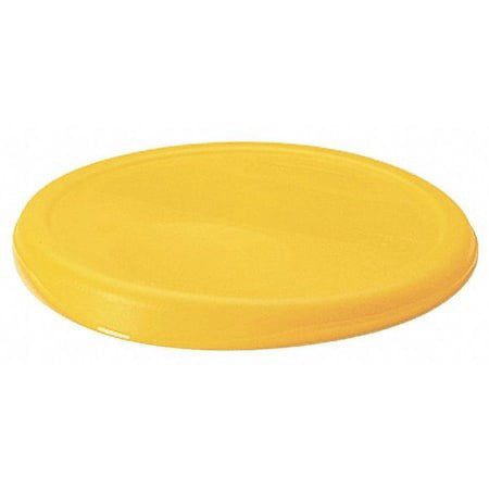 Rubbermaid Commercial Fg573000yel Round Storage Container Lid, Yellow