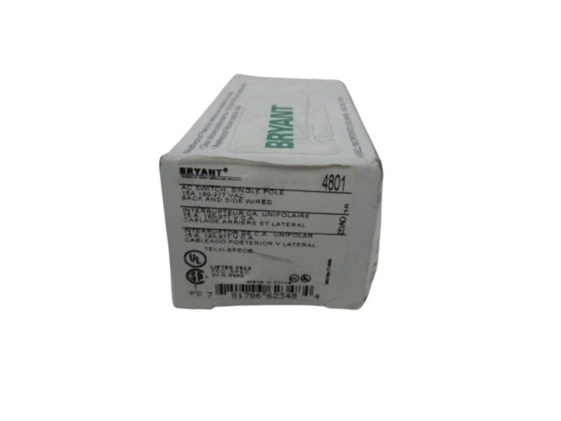 BRYANT 4801 AC SWITCH  NSMP