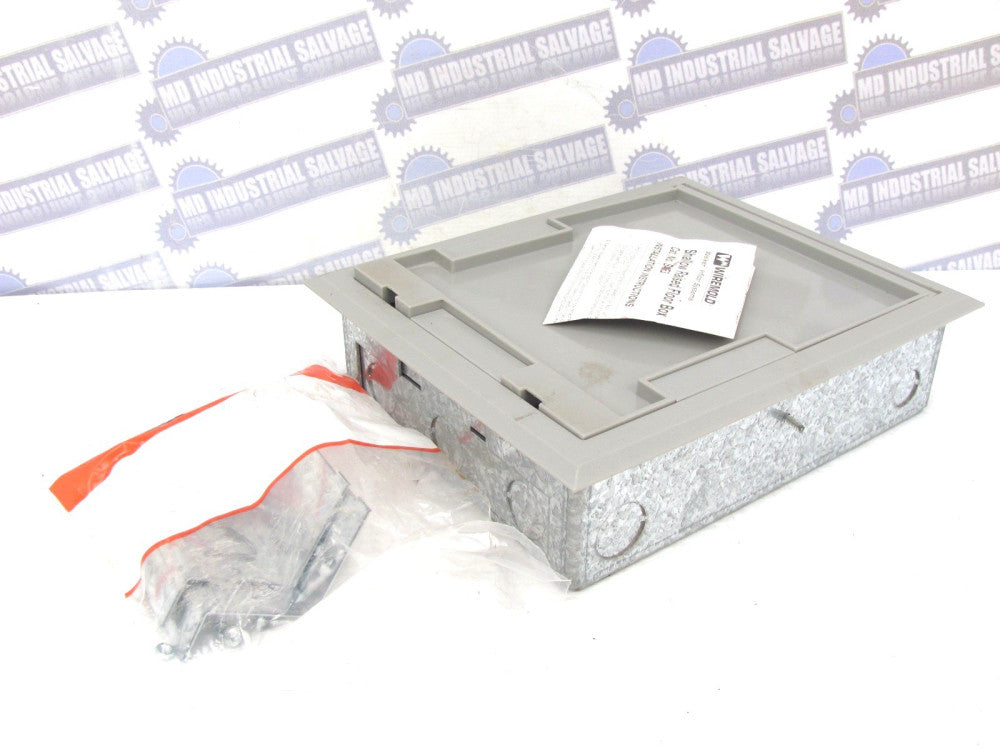 WALKER FloorSource - SAF3-YC - 2-1/2 in Shallow RAISED FLOOR BOX Grey Trim (NEW)