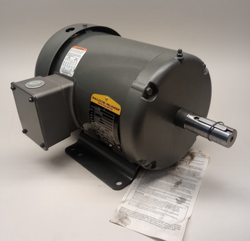 Baldor M3617T Used Electric Motor 3ph 1hp 230/460V 860rpm TEFC 182T 36A001T755