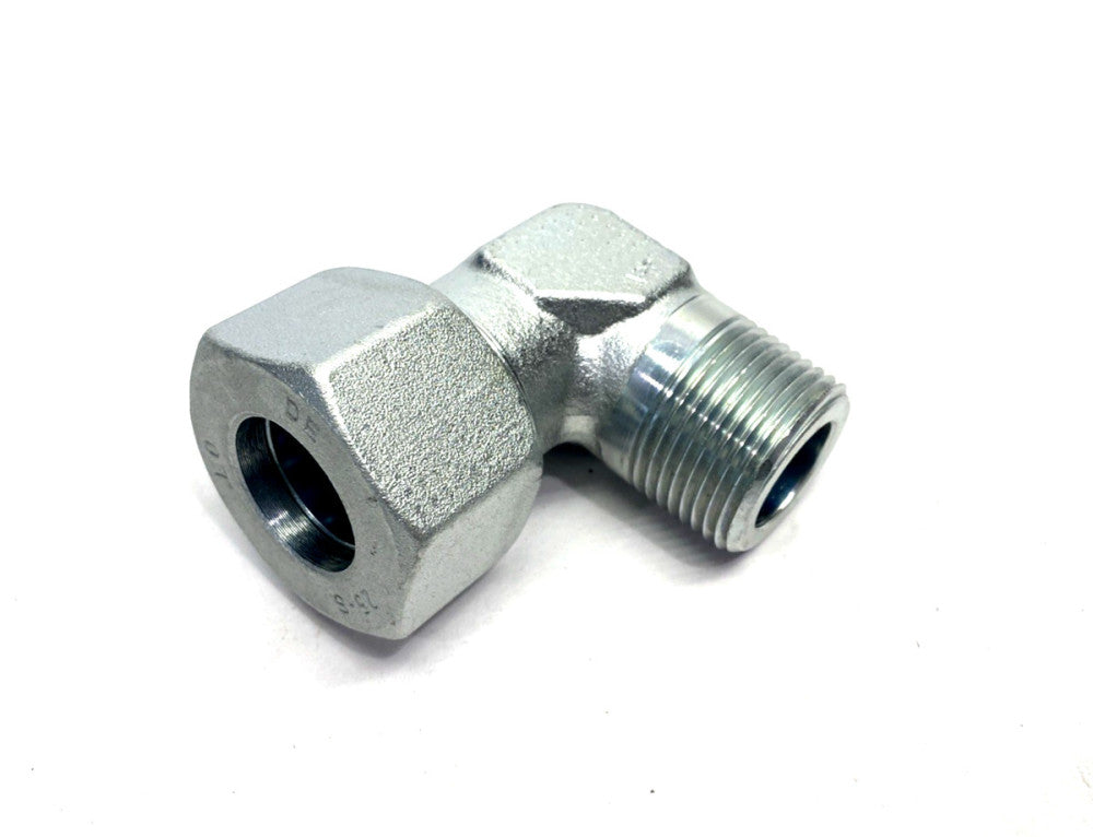 Parker WE25S1NPTCFX Ermeto DIN Elbow Tube Fitting 25mm Tube OD x 1" NPT