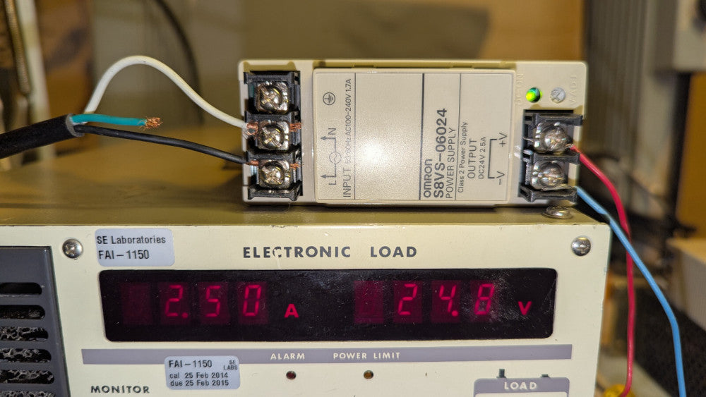 OMRON S8VS-06024 24V 2.5A POWER SUPPLY LOAD TESTED WORKS FINE