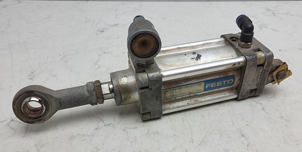 Festo DNU-50-40-PPV-A Pneumatic Cylinder 50mm Bore 40mm Stroke 12Bar DNU5040PPVA
