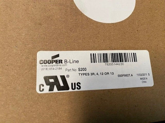 (10 PACK) COOPER B-LINE, S200, OIL TIGHT SEAL, 2” HOLE SEAL TYPES 3R, 4