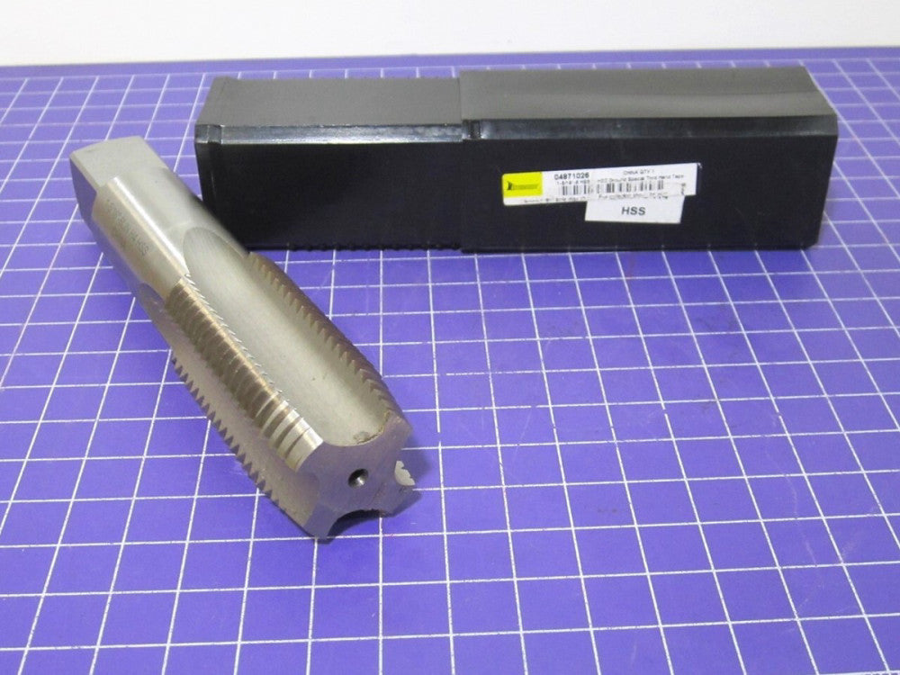 1-5/16-8 UNS 4F Plug Chamfer HSS Straight Flute Tap RH H5