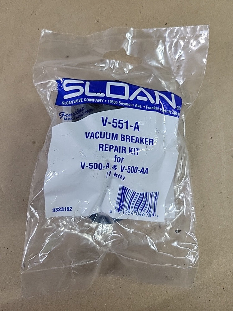 New Sloan V-551-A  Vacuum Breaker Repair Kit for V-500-A