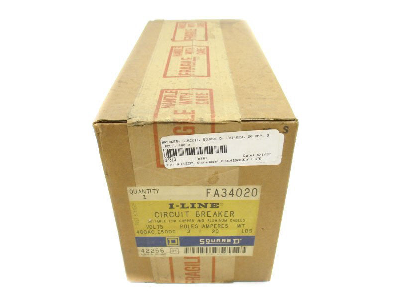 SQUARE D FA34020 480VAC 20A NSFS