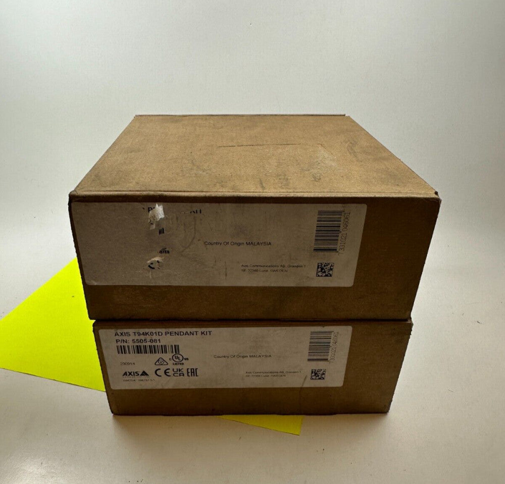 Axis 5505-081 T94K01D Pendant Kit (Lot of 2) New Factory Sealed Fast Ship