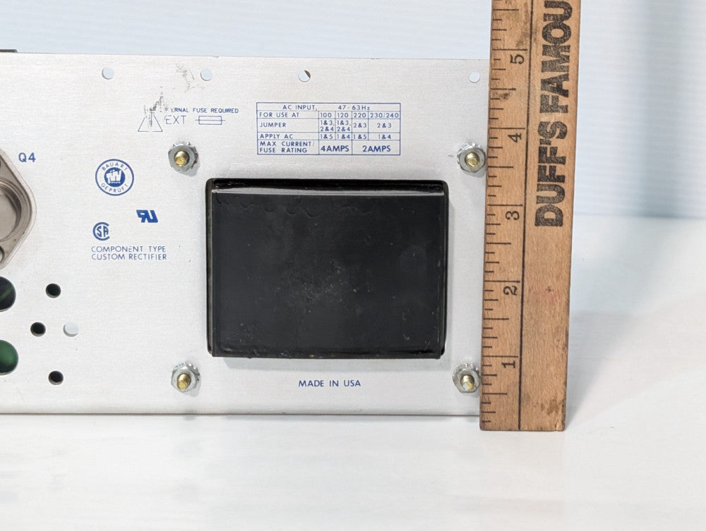 Power-One HE24-7.2-A International Series Power Supply, 24VDC at 7.2A, USA Made