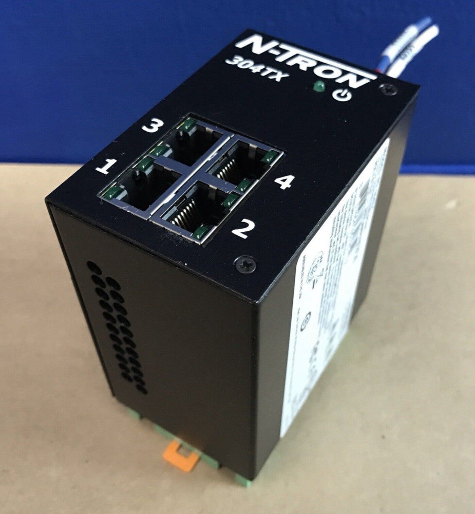 N-TRON 304TX INDUSTRIAL ETHERNET SWITCH, 4-PORT