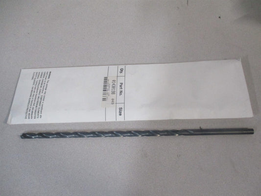 (01430198) 19/64″ x 9" OAL 118° 2-Flute High Speed Steel Extra Length Drill Bit 