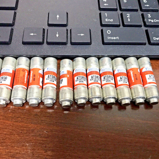 (Lot of 12) Ferraz Shawmut ATDR30 Time Delay Class CC Fuse 30A 600Vac