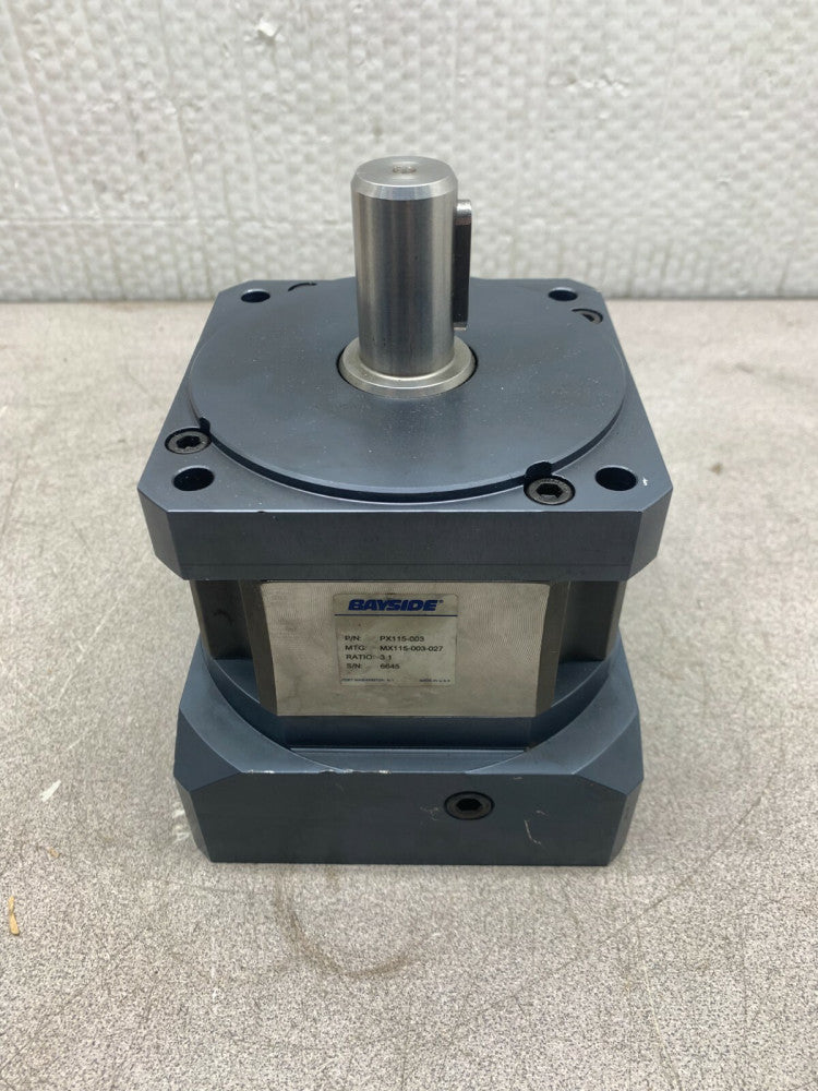 NEW NO BOX BAYSIDE PARKER 3:1 RATIO Helical Planetary Gearmotor PX115-003