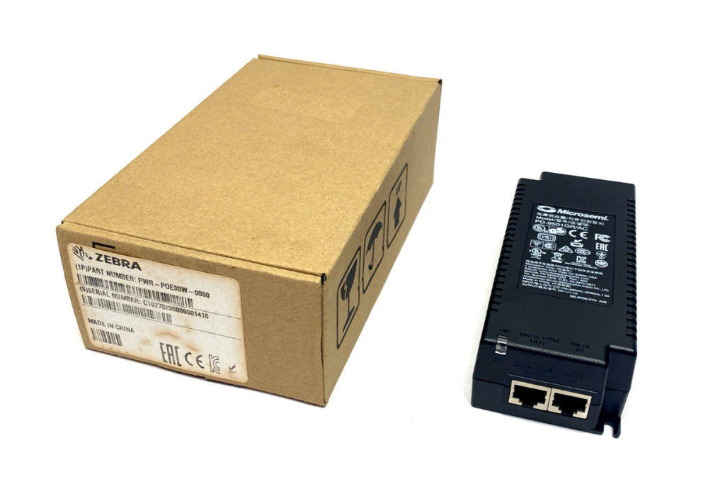 Zebra PWR-POE30W-0000 POE Injector Power Supply Microsemi PD-9501GR/AC