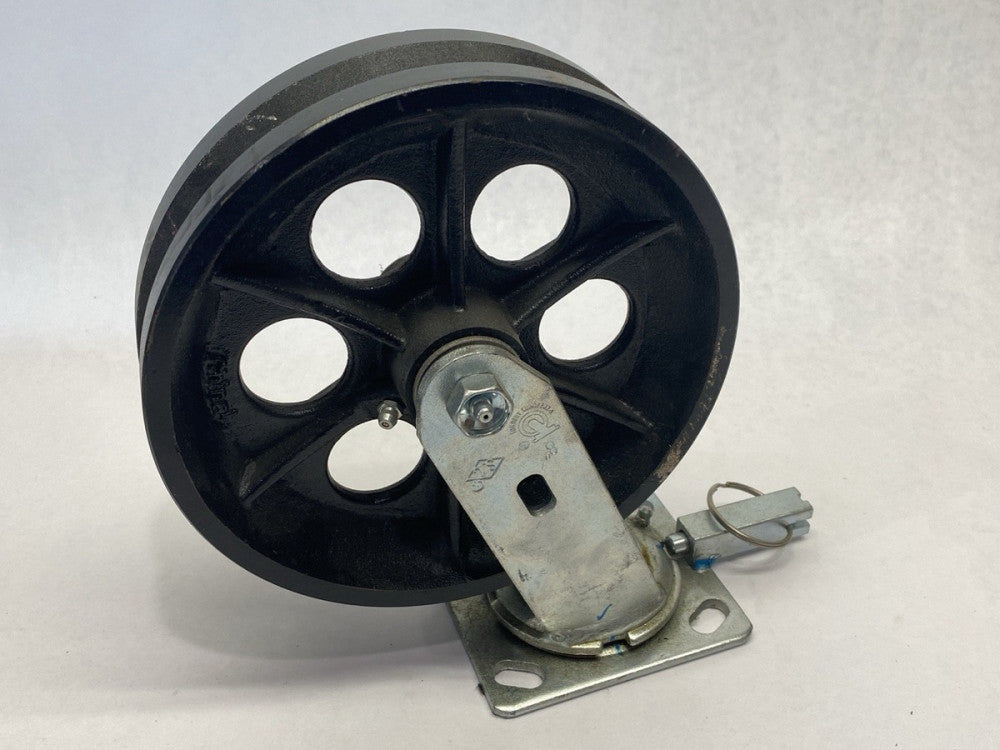 Were Always Around Heavy Duty Caster 8" Cast Iron Locking Swivel