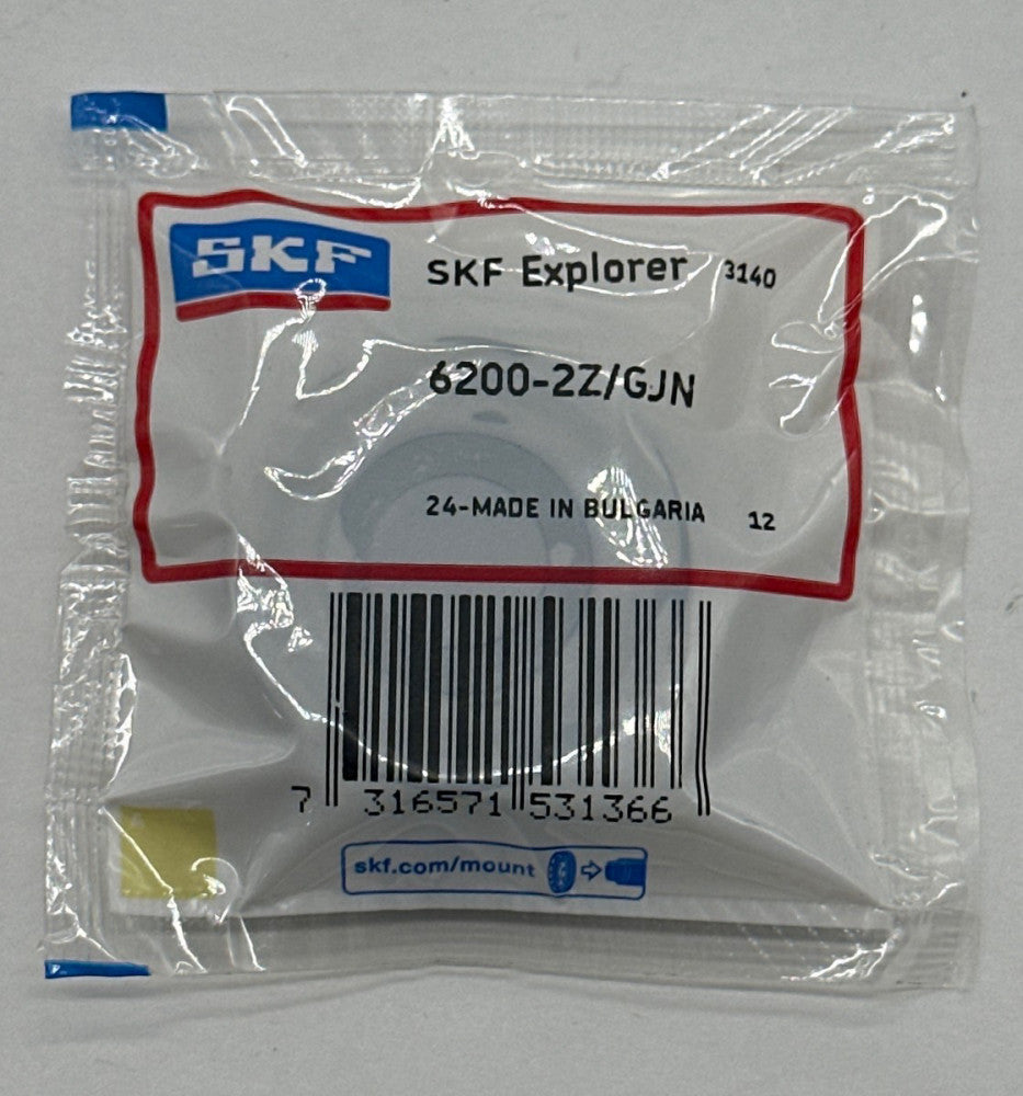 SKF 6200-2Z/GJN Deep Groove Ball Bearing, Bore 10mm Width 9mm 