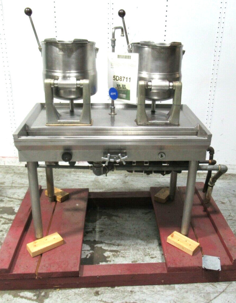 Groen  Model TDC/2-20 Dual 20 Qt. Jacketed Tilt Kettles