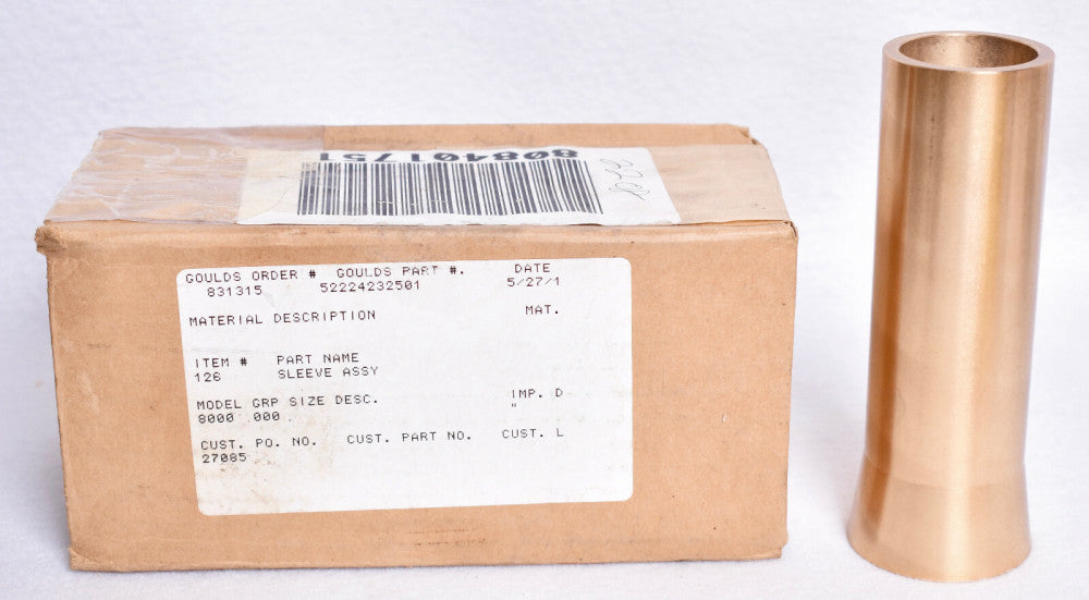 ITT Goulds Bronze Pump Shaft Sleeve  52-224-232-501A 52224232501A