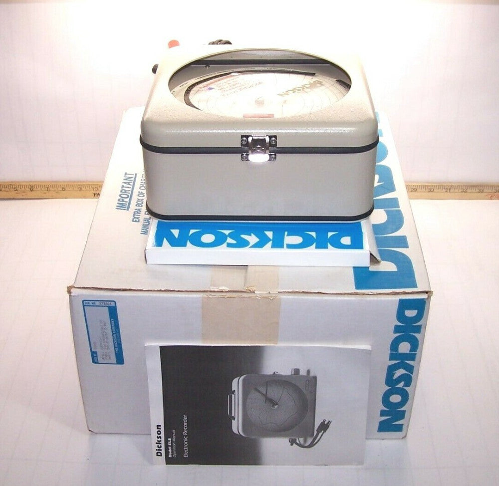 NEW DICKSON 8" MODEL EL8 CHART RECORDER 7 DAY 240 VAC  EVEV8-E2-7