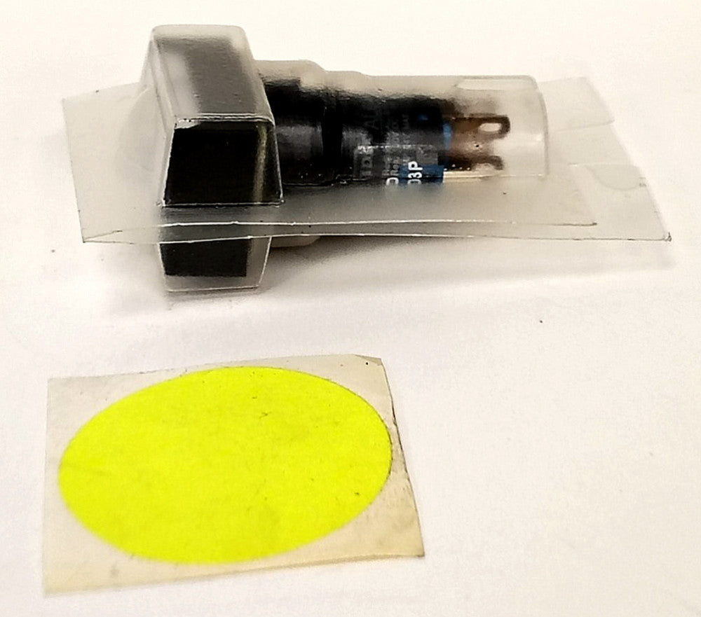 IDEC PUSHBUTTON SWITCH DC24V 250VAC AL6-M AL6H-M24P-JW