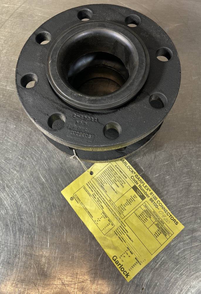 Garlock Style 8100 Arch Rotating Metal Flange 150# 4" ID x 5" FF 98100-0420 Nos