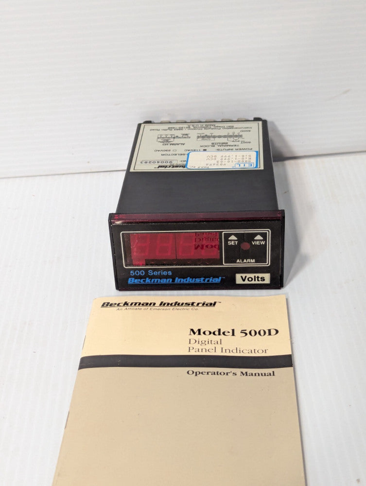 Beckman Industrial EIL 500D-10-03 four-digit digital panel indicator, 0-1.999VDC