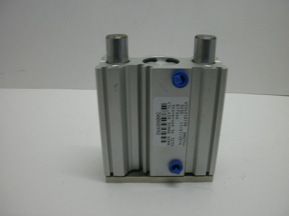 PNEUMATIC B17G4A DUAL ROD GUIDED AIR CYLINDER 32MM BORE X 60MM STROKE NEW NO BOX