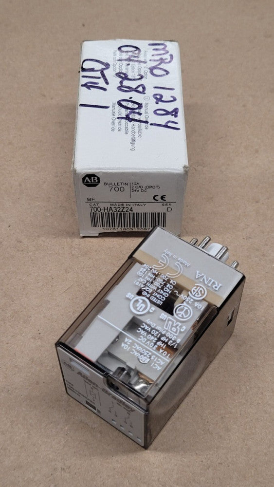 Allen Bradley 700-HA32Z24 Ice Cube Relay 24VDC10A 2C/O DPDT 8-Pin Octal