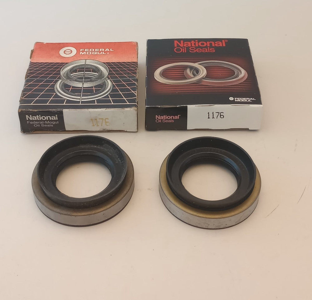 National 1176 Oil Seal 1.496 ID X 2.57 OD X .472" W (Pack of 2)