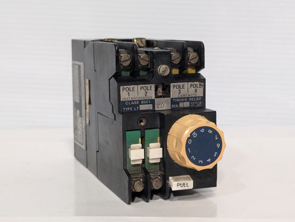 Square D 8501 L0-40 Control Relay, Series A, 4-Pole, 120V Coil LO-40