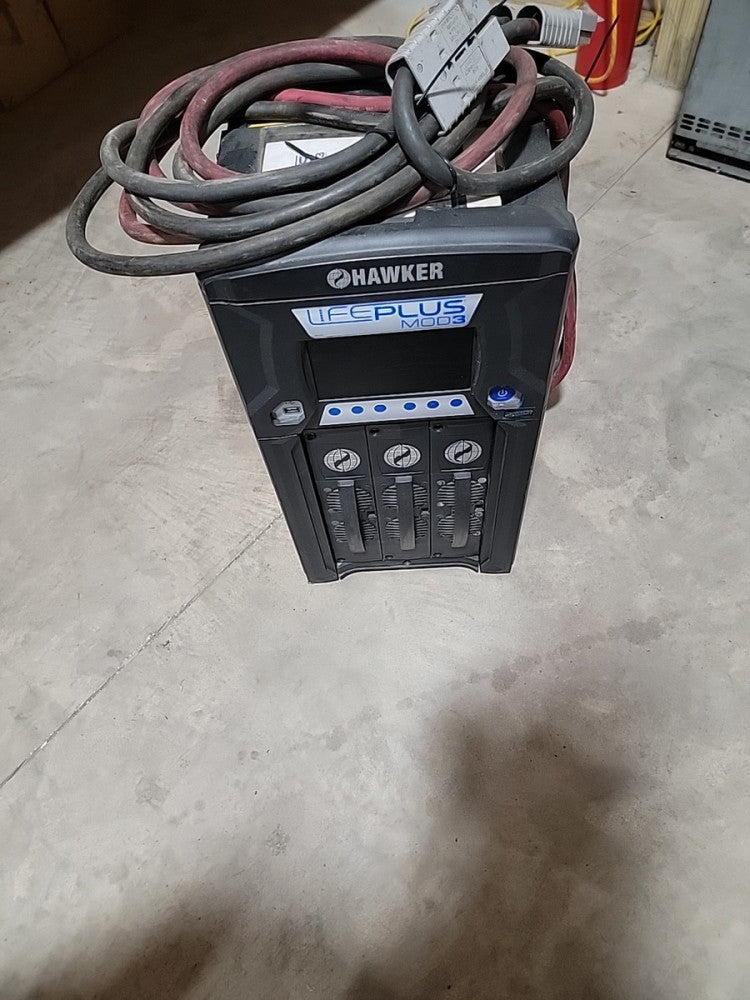 HAWKER FORKLIFT BATTERY CHARGER LIFEPLUS LPM3-48C-180Y 3 Phase 480v  24v 36v 48v