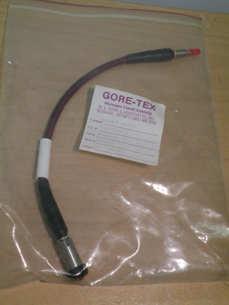 14" Gore-Tex  Microwave Coaxial Cable Assembly P2R02N02