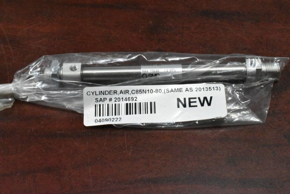SMC C85N10-80 Round Body Air Cylinder New