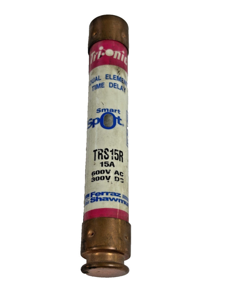 FERRAZ SHAWMUT TRIONIC TRS15R DUAL-ELEMENT TIME-DELAY FUSE