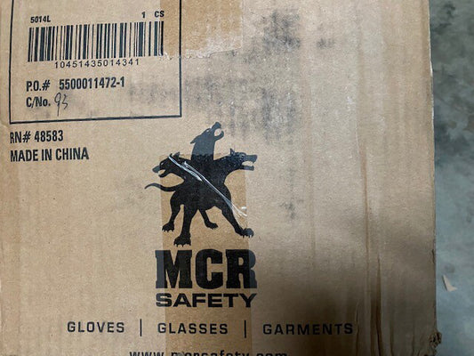 (Case of 1,000) MCR Safety Sensatouch Vinyl Gloves, Large, 3 Mil, Powder Free
