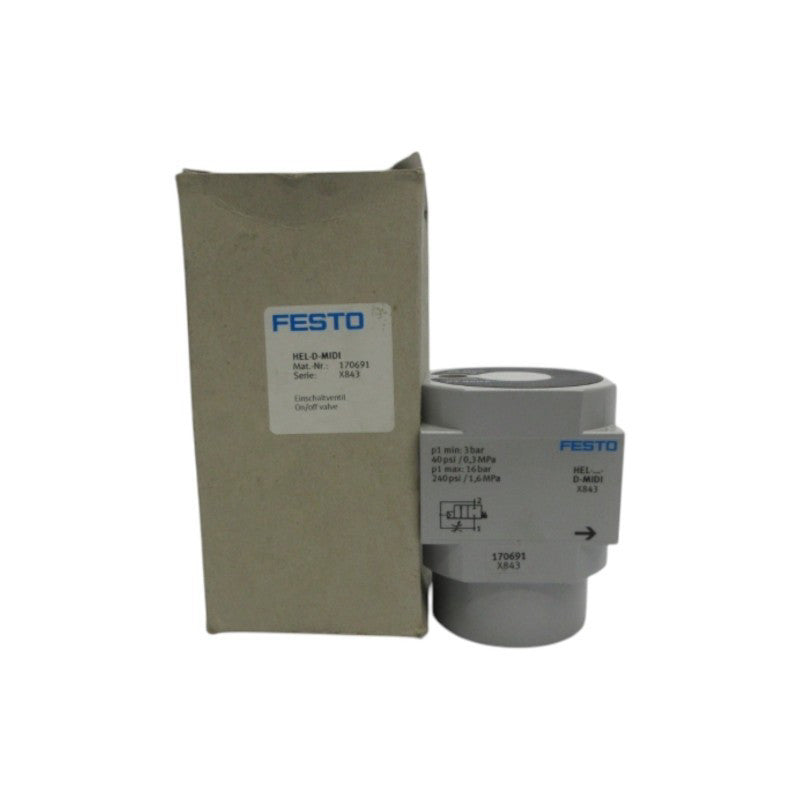 FESTO HEL-D-MIDI 170691 240PSI NSMP