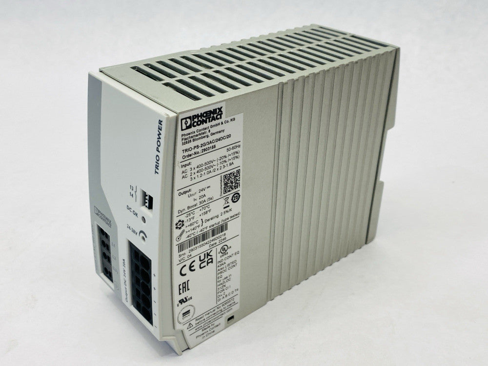 Phoenix Contact TRIO-PS-2G/3AC/24DC/20 Power Supply 20A 24VDC 2903155