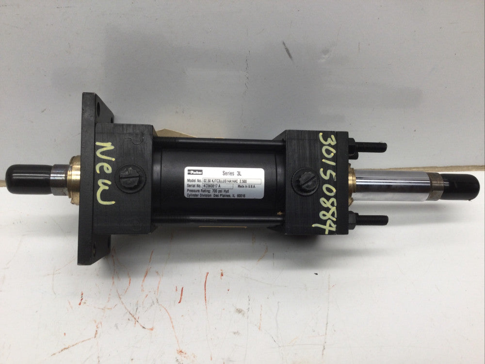 PARKER CYLINDER 02.50 KJTC3LLUS14A14AC 2.500 PR: 700 PSI HYD