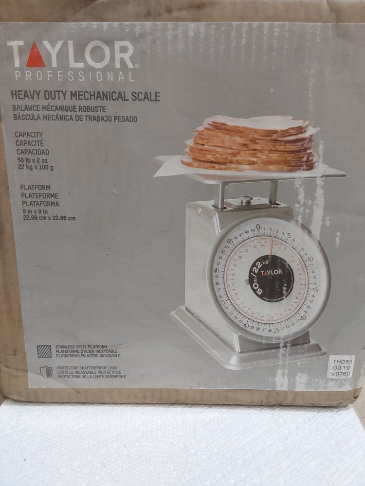 Taylor Professional 50lb Stainless Steel Mechanical Portion Control Scale