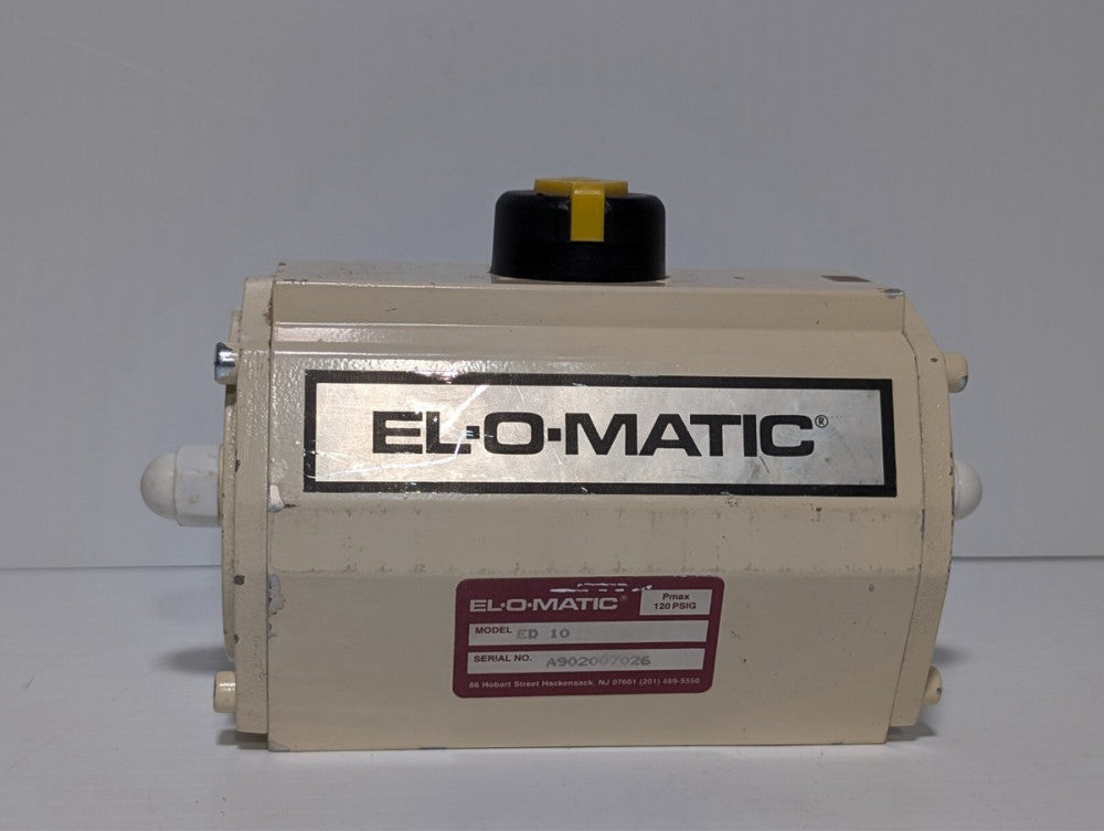El-O-Matic ED 10, ED10 pneumatic actuator, 120 PSIG Pmax, as pictured